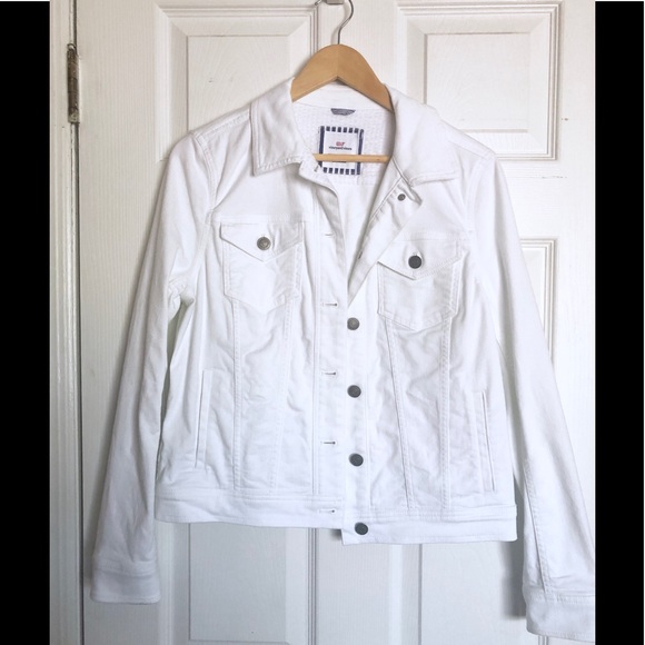 Vineyard Vines Jackets & Blazers - Vineyard Vines White Denim Jacket